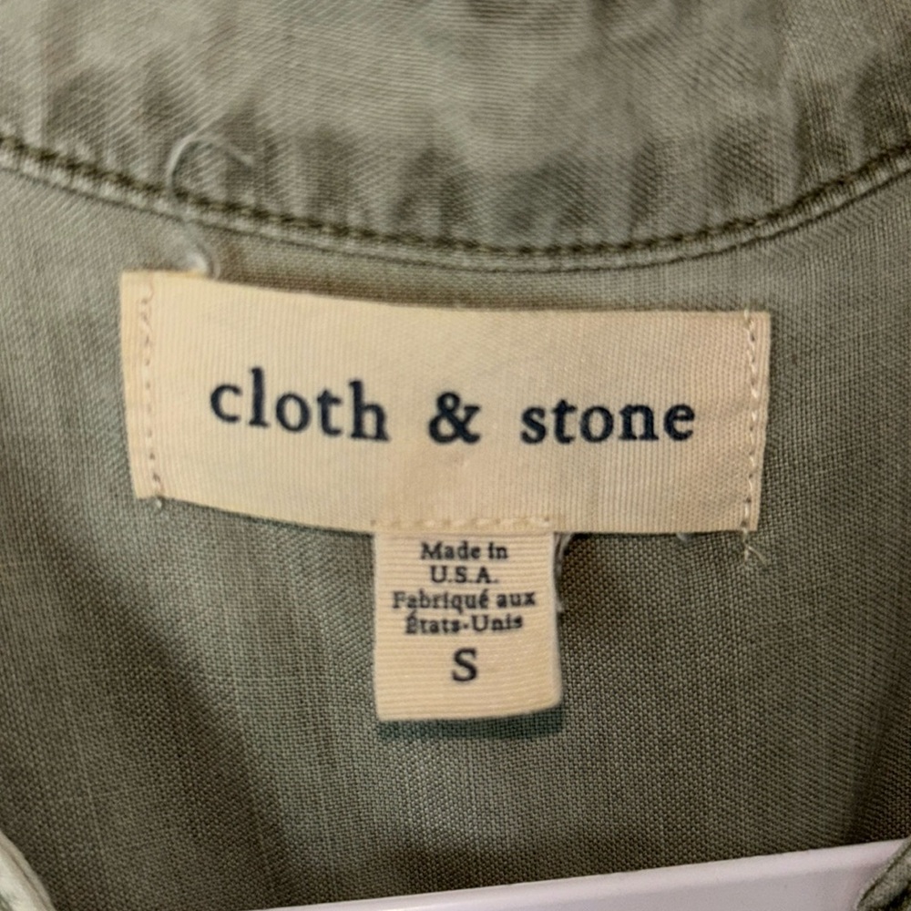 Cloth & Stone Anthropologie button back tencel SOFT dress S (box a) - Picture 4 of 7
